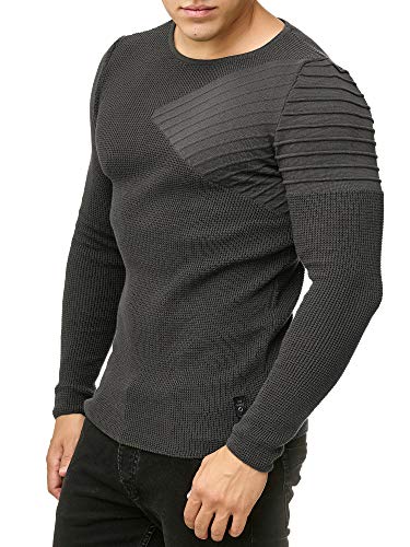 Red Bridge Herren Strickpullover Arrow Shoulder Pullover Anthrazit XXL von Redbridge