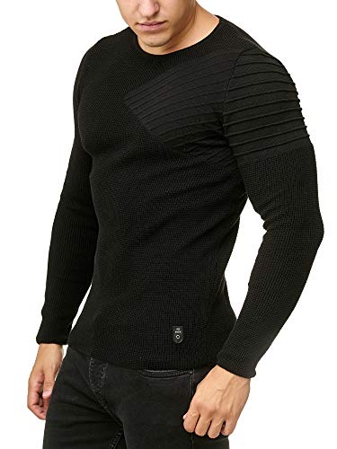 Red Bridge Herren Strickpullover Arrow Shoulder Pullover Schwarz L von Redbridge