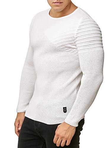 Red Bridge Herren Strickpullover Arrow Shoulder Pullover Weiß L von Redbridge