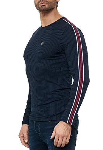 Red Bridge Herren Sweater Longsleeve Pullover Langarm-Shirt Slim-Fit von Redbridge