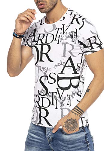 Redbridge Tshirt Figurbetont Oberteil Kurzarm Baumwolle Weiß XXL von Redbridge