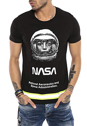 Red Bridge Herren T-Shirt NASA Bounce Off Schwarz XXL von Redbridge