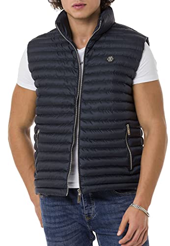Redbridge Herren Weste mit Stehkragen Bubble Vest Navyblau M von Redbridge