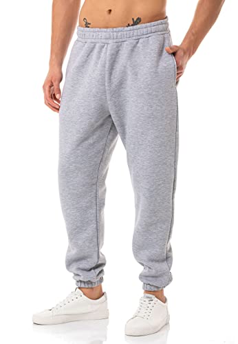 Red Bridge Jogging-Hose für Herren Jogger Sweat-Pants Freizeithose Basic Loose Grau L von Redbridge