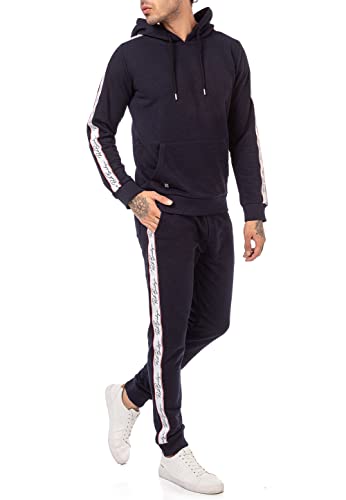 Redbridge 2-teiliger Jogginganzug Jogger Set Hoodie und Hose Kombi Premium Dunkelblau XL von Redbridge