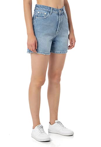 Redbridge Damen Jeans Shorts Kurze Hose Bermuda Sommer Jeansshorts High Waist W32 Hellblau von Redbridge