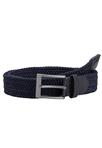 Redbridge Elastischer Gürtel für Herren und Damen geflochten Stretchgürtel Unisex Navy Blau 100 von Redbridge