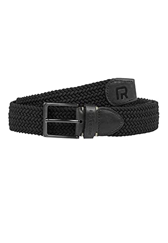 Redbridge Elastischer Gürtel für Herren und Damen geflochten Stretchgürtel Unisex Schwarz 85 von Redbridge