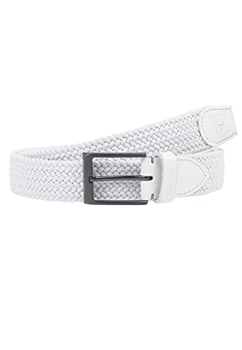 Redbridge Geflochtener Gürtel Elastisch Flexibel verstellbar Unisex Stretchgürtel Weiß 110 von Redbridge