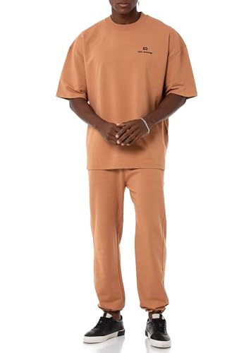 Redbridge Herren Basic Jogginganzug Tracksuit Set T-Shirt & Hose Caramel XXL Redbridge Herren Basic Jogginganzug Tracksuit Set T-Shirt & Hose Caramel XXL von Redbridge