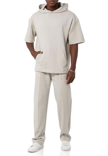 Redbridge Herren Basic Jogginganzug Tracksuit Set T-Shirt & Hose Grau XXL von Redbridge