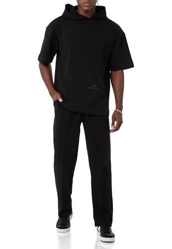 Redbridge Herren Basic Jogginganzug Tracksuit Set T-Shirt & Hose Schwarz M von Redbridge