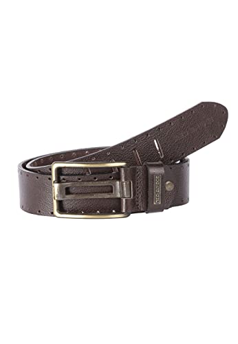 Redbridge Herren Echt Leder Gürtel Leather Belt echtes Leder Braun 115 cm von Redbridge