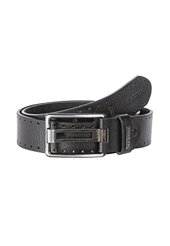 Redbridge Herren Echt Leder Gürtel Leather Belt echtes Leder Schwarz 90 cm von Redbridge