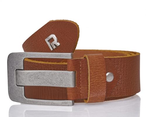 Redbridge Herren Gürtel Ledergürtel Echtleder Leather Belt RBC Premium Taba 115 von Redbridge