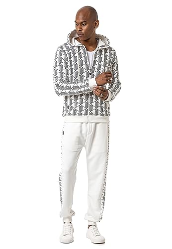 Redbridge Herren Jogginganzug Set Kapuzenpullover & Hose 3D-R Ecru XL von Redbridge