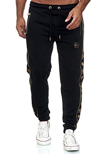 Redbridge Herren Jogginghose Jogger Hose Sweat-Pants R-Logo Premium Schwarz 3XL von Redbridge