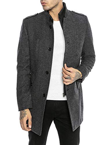 Redbridge Herren Mantel Winterjacke Classy Chic Jacke Transformable Grau XXL von Redbridge