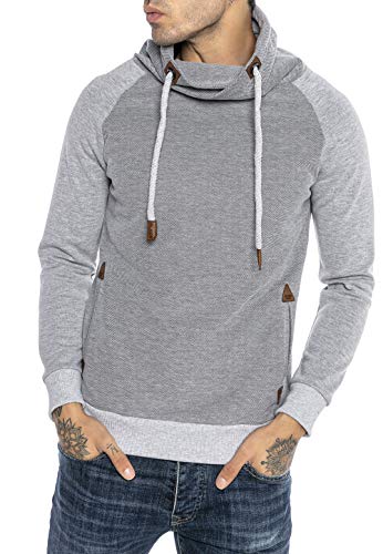 Redbridge Herren Pullover Sweatshirt Schalkragen hoher Kragen Royal Grau S Redbridge Herren Pullover Sweatshirt Schalkragen hoher Kragen Royal Grau S von Redbridge