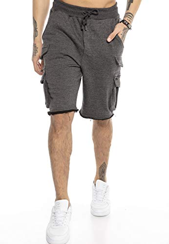 Redbridge Herren Shorts Kurze Hose Cargo Premium Sporty Anthrazit M von Redbridge