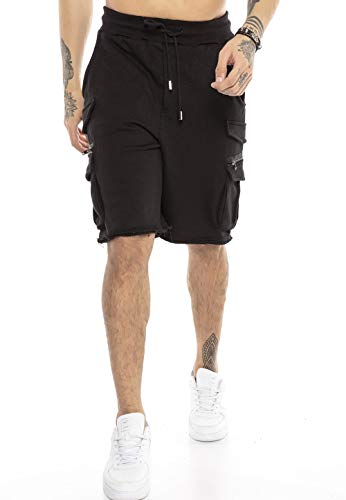 Redbridge Herren Shorts Kurze Hose Cargo Premium Sporty Schwarz XXL von Redbridge