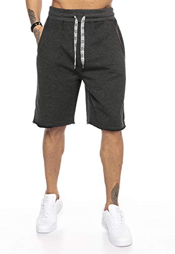 Redbridge Herren Shorts Kurze Hose Sweatpants Jogger Jogginghose Sporthose Anthrazit L von Redbridge