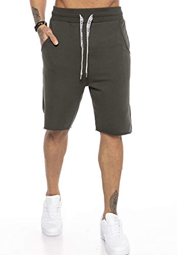 Redbridge Herren Shorts Kurze Hose Sweatpants Jogger Jogginghose Sporthose Khaki XL von Redbridge