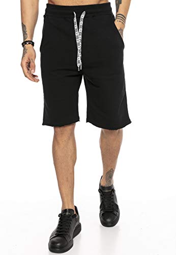 Redbridge Premium Shorts Sweatpants Kurze Hose Jogger Bequem Lässig Schwarz XXL von Redbridge