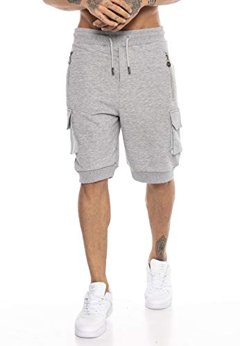 Redbridge Herren Shorts Sweat Pants Cargo Premium Grau XL von Redbridge