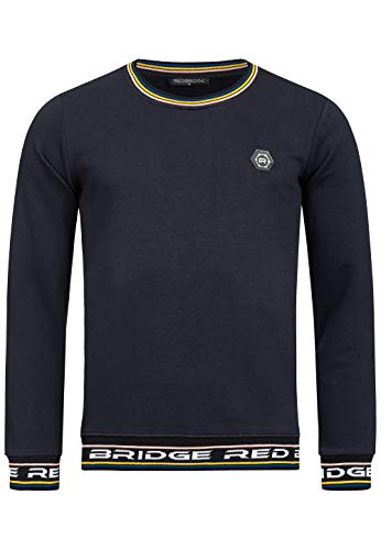 Redbridge Herren Sweater Pullover Colored Stripes RB Navy Blau M von Redbridge