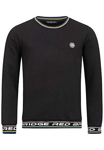 Redbridge Herren Sweater Pullover Colored Stripes RB Schwarz L Redbridge Herren Sweater Pullover Colored Stripes RB Schwarz L von Redbridge