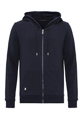 Redbridge Herren Sweatjacke Kapuzenpullover Zip Hoodie mit Reißverschluss Premium Basic Navyblau XXL von Redbridge