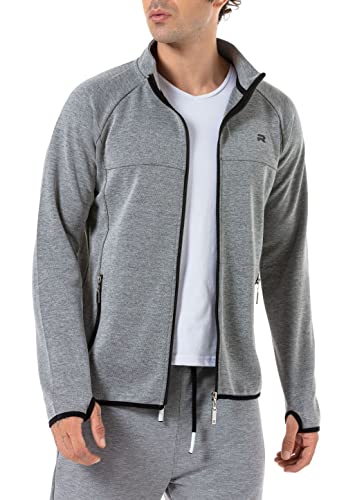 Redbridge Herren Sweatjacke mit Reißverschluss Sweatshirt Grau L von Redbridge