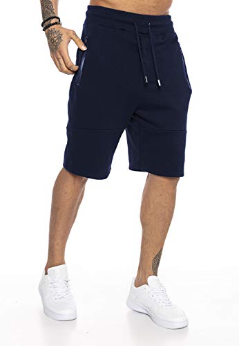 Redbridge Lässige Sweatpants Kurze Hose Shorts Jogger Premium Qualität Navy Blau M von Redbridge
