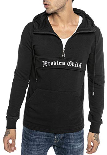 Redbridge Hoodie Herren Kapuzen-Pullover Sweat-Shirt Schwarz XL von Redbridge