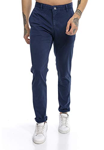 Redbridge Hose für Herren Chino Pants Straight Leg Indigo W36 L32 von Redbridge