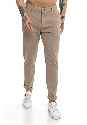 Redbridge Hose für Herren Chino Pants Straight Leg Sand W31 L32 von Redbridge