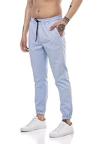 Redbridge Hose für Herren Freizeit-Hose Jogger Pants Chino Hellblau L von Redbridge