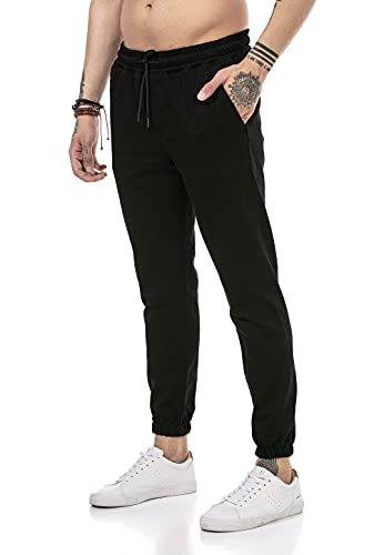 Redbridge Hose für Herren Freizeit-Hose Jogger Pants Chino Schwarz XL von Redbridge
