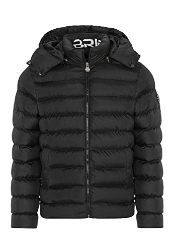 Redbridge Jacke Herren Winterjacke Hoher Kragen Kapuze Schwarz S von Redbridge