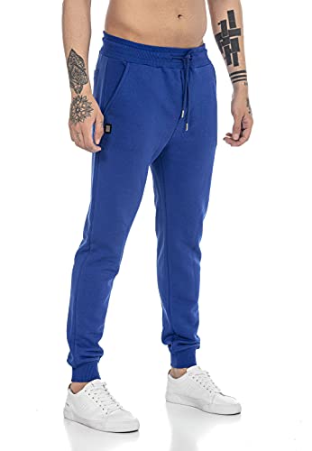 Redbridge Jogging-Hose für Herren Jogger Sweat-Pants Freizeithose Basic Blau M von Redbridge