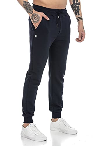 Redbridge Jogging-Hose für Herren Jogger Sweat-Pants Freizeithose Basic Dunkelblau L von Redbridge