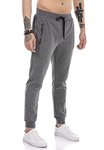 Redbridge Jogging-Hose für Herren Jogger Sweat-Pants Freizeithose Basic Dunkelgrau S von Redbridge