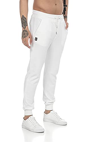 Redbridge Premium Jogginghose Bequeme Sweatpants mit Kordelzug Freizeit und Sporthose Ecru L von Redbridge