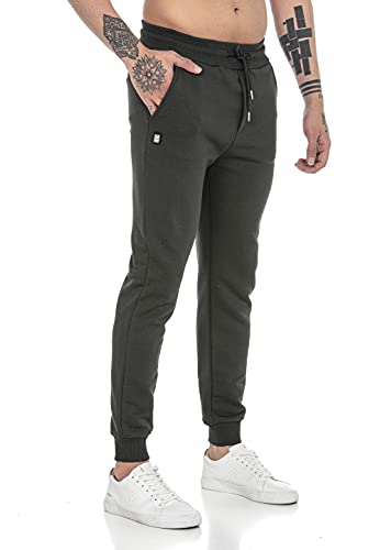 Redbridge Jogging-Hose für Herren Jogger Sweat-Pants Freizeithose Basic Khaki M von Redbridge