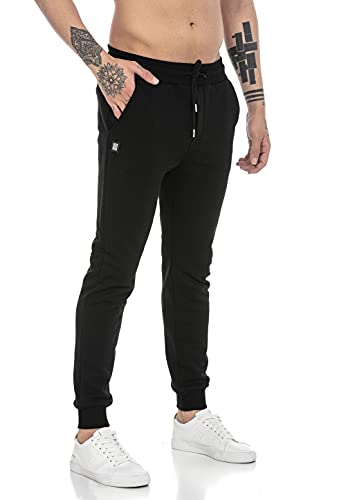 Redbridge Jogging-Hose für Herren Jogger Sweat-Pants Freizeithose Basic Schwarz L von Redbridge