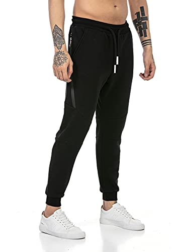 Redbridge Jogging-Hose für Herren Jogger Sweat-Pants Freizeithose Basic Schwarz L von Redbridge