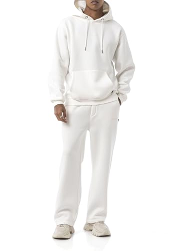 Redbridge Jogginganzug Set Hoodie und Jogginghose - Sweat Anzug Loose Fit Weiß S Redbridge Jogginganzug Set Hoodie und Jogginghose - Sweat Anzug Loose Fit Weiß S von Redbridge