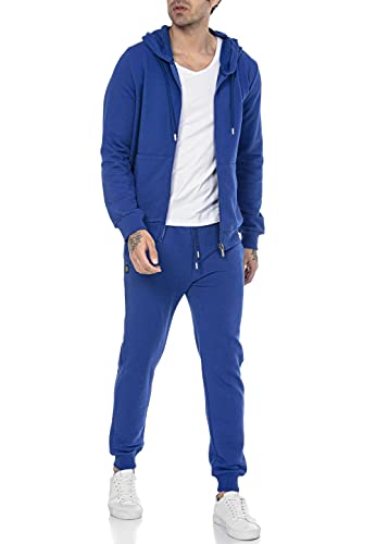 Redbridge Jogginganzug für Herren Jogger-Set Trainingsanzug Sweat Basic Blau M von Redbridge