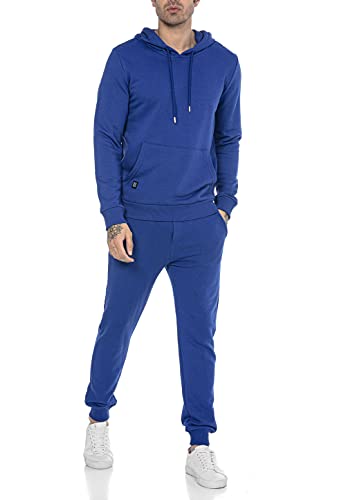 Redbridge Jogginganzug für Herren Jogger-Set Trainingsanzug Sweat Basic Blau XL von Redbridge